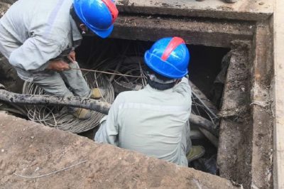 野蠻施工”咬”斷電纜，”電醫生”搶救10小時