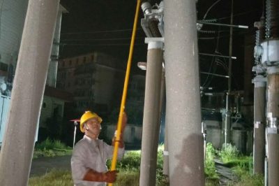 變電運維對檀雷桔南I線，檀雷桔南II線停電操作，配合線路零點搶修