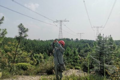 湖北送變電工程公司巡檢塔桿確保線路安全穩定運行