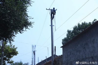 平原縣供電公司0.4千伏王佩于臺區進行改造