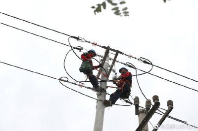 東營區供電公司改造10千伏王崗線