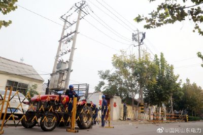 德城區蘆莊社區線路升級改造工作