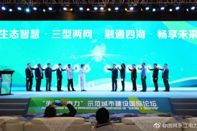 “生態+電力”示范城市建設國際論壇在湖州舉行