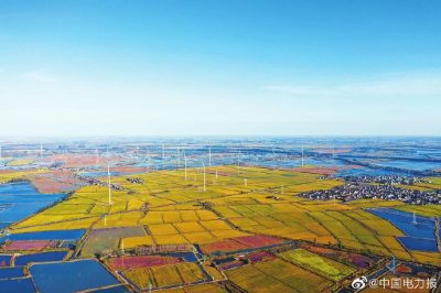 國內最高風電機組并入江蘇電網