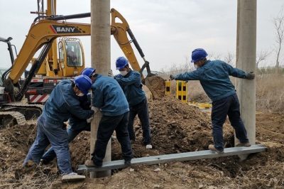 小微工業園區化工企業新裝一臺200千伏安變壓器