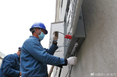 蘭陵縣二村社區電表箱進行改造