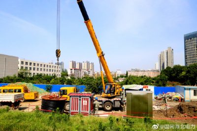 電纜井里敷設電纜  升級改造電網薄弱環節