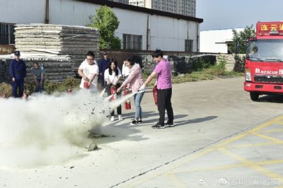 消防演練不能少 財產安全要抓牢