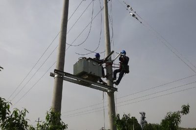 東里鎮龍王峪新村農灌配套施工現場