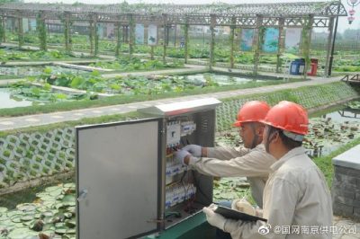 國網南京市江北新區供電公司安裝變壓器、環網柜、配電箱等配電設備