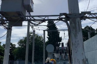 國網藍田縣供電公司對35kV三官廟變電站開展特別巡視