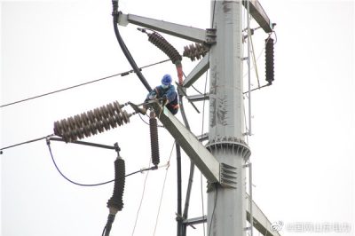 線路加裝避雷器 保障供電更穩定