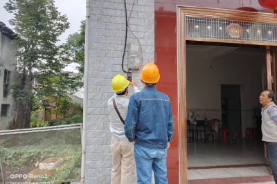 西埠頭臺區開展計量檢查