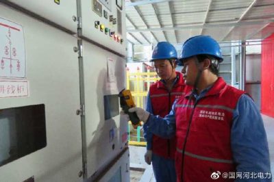 幫助該企業檢查配電設備、設備用電線路