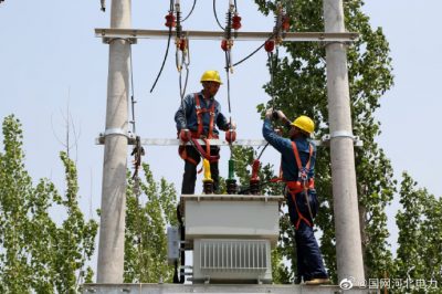 對轄區10千伏線路、配電臺區設備進行巡視消缺