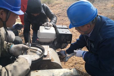 750千伏配套送出工程1211#-1212#不停電跨越500千伏錦忻Ⅱ線四級風險作業開始施工