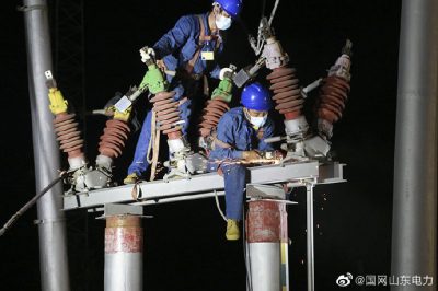 對110千伏帥樓變電站開展零點檢修作業
