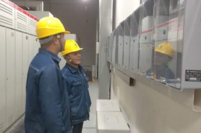 對轄區中華世紀城延長石油小區的配電室進行核查