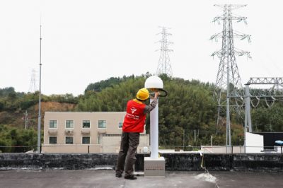 杭州首座電力北斗精準服務網地增強基準站220千伏方圓變建成