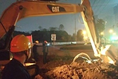 農電檢修中心迅速組織人員搶修，恢復供電
