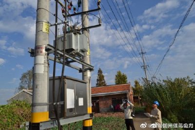 對全鎮管轄范圍內配電線路、設備開展巡視檢查